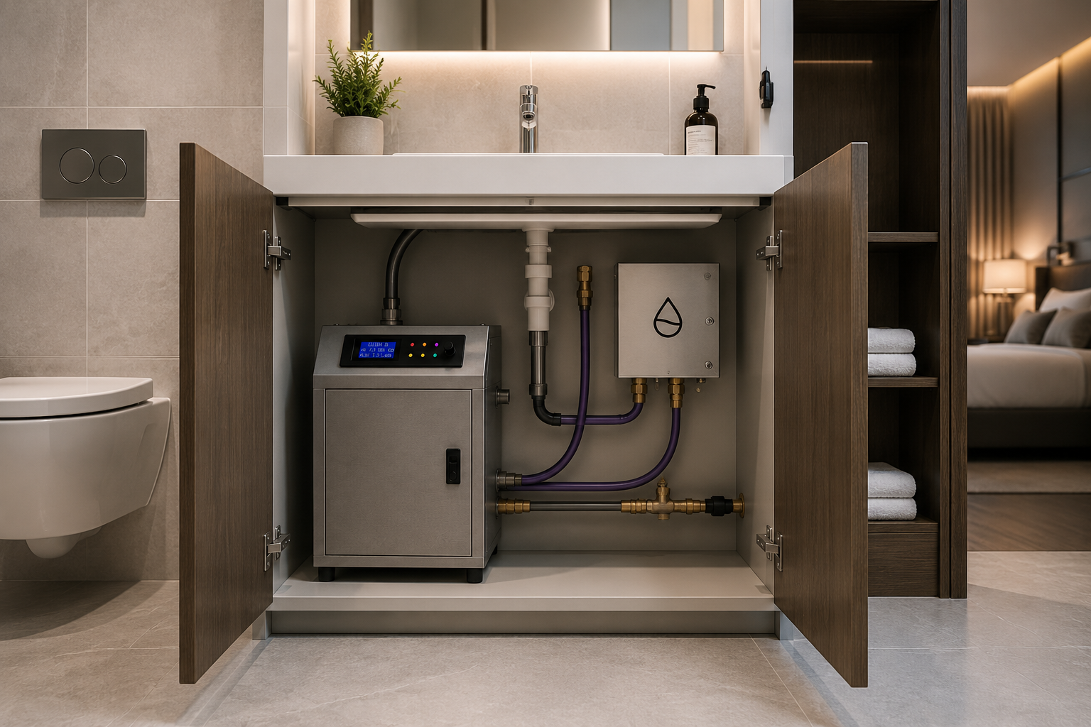 SWR-60 installed in a commercial restroom
