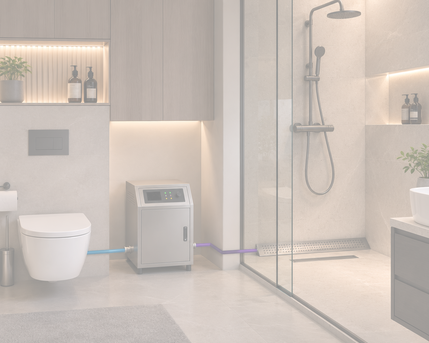 SWR-30 installed in a residential bathroom