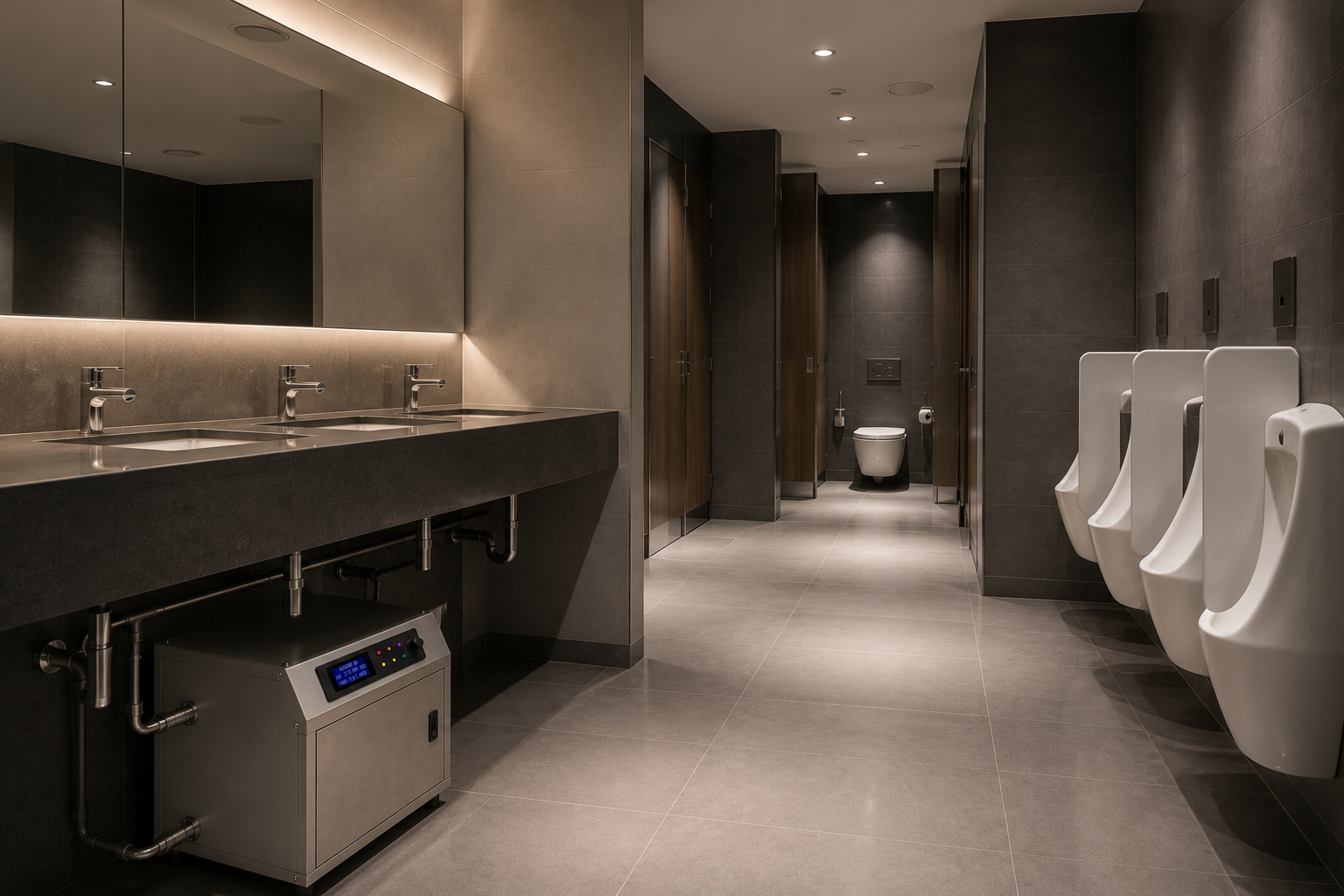 SWR-60 installed in a commercial restroom